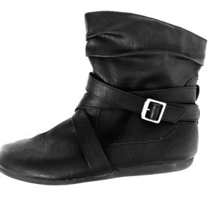 Black ankle booties